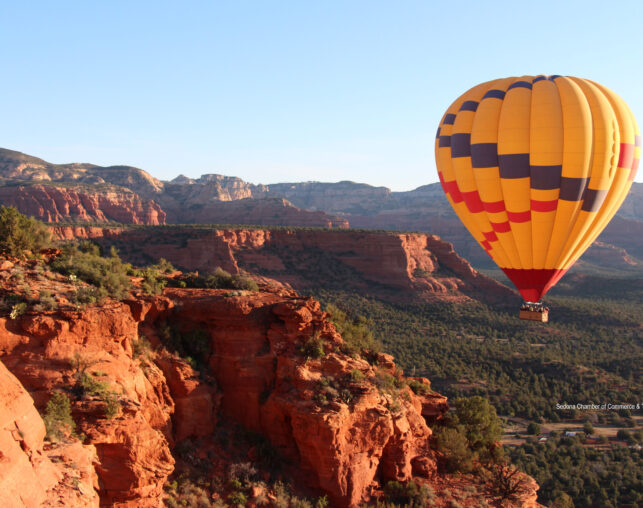 Hot Air Balloon over Sedona