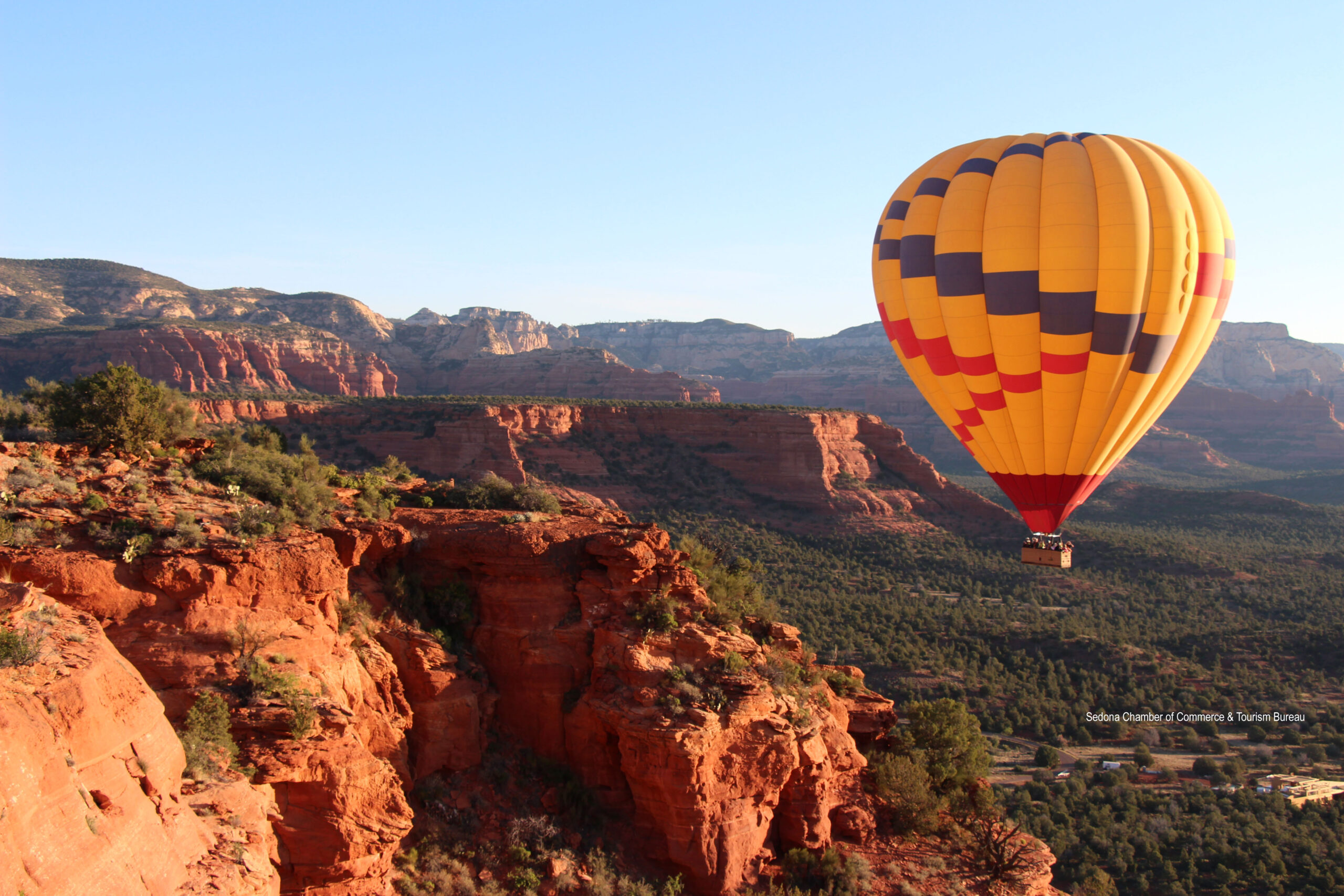 Hot Air Balloon over Sedona