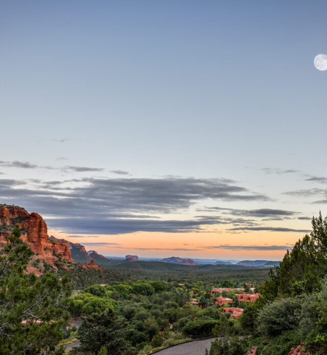 Moonrise over Boynton Canyon