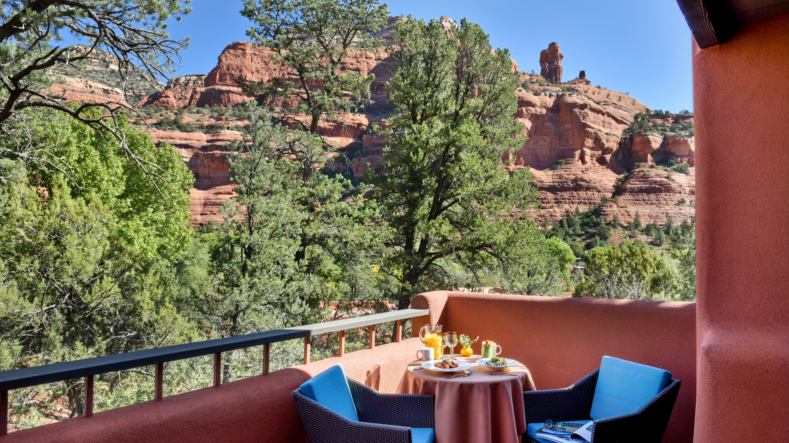 breakfast on casita terrace