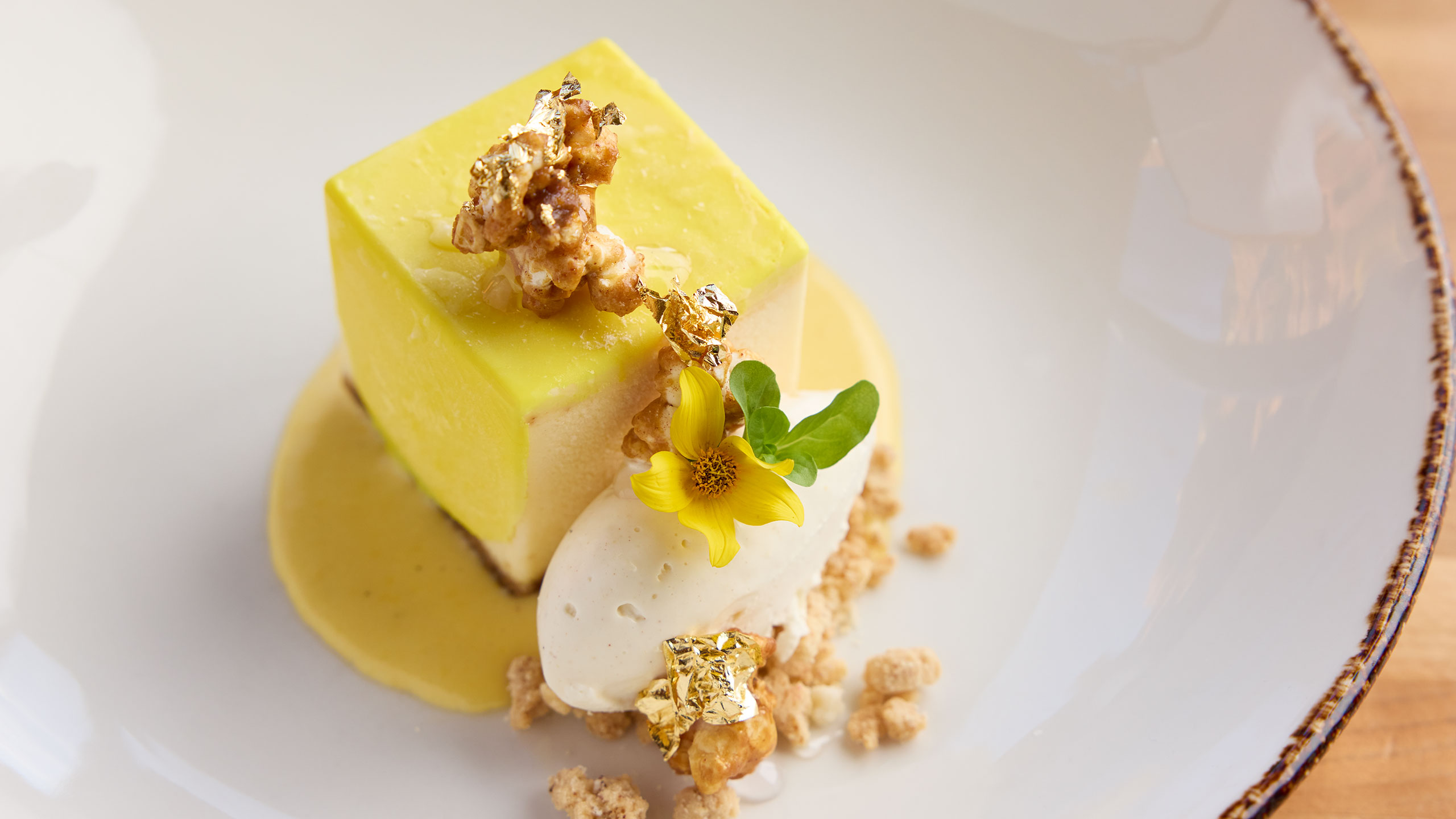 sweet corn cheesecake