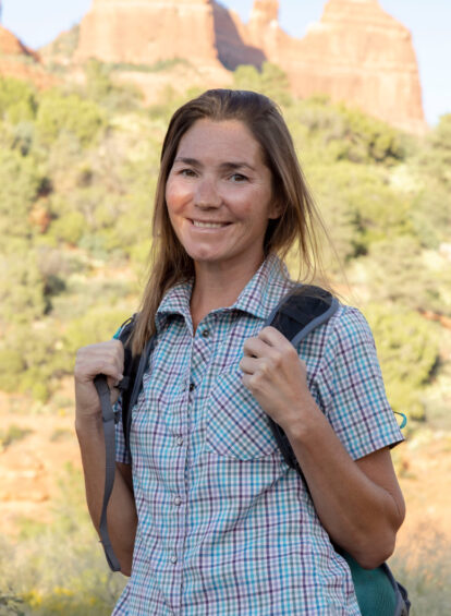 Trail House hiking guide Lindsay Scheiwiller at Enchantment Resort