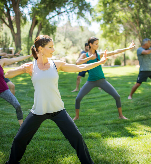 outdoor qi gong class