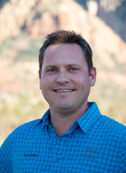 Male Hiking guide portrait of Billy from Trail House in Sedona AZ