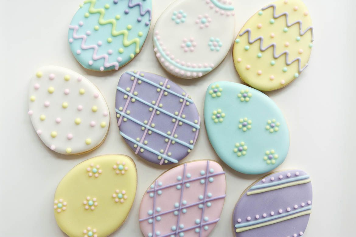 Easter cookie decorating