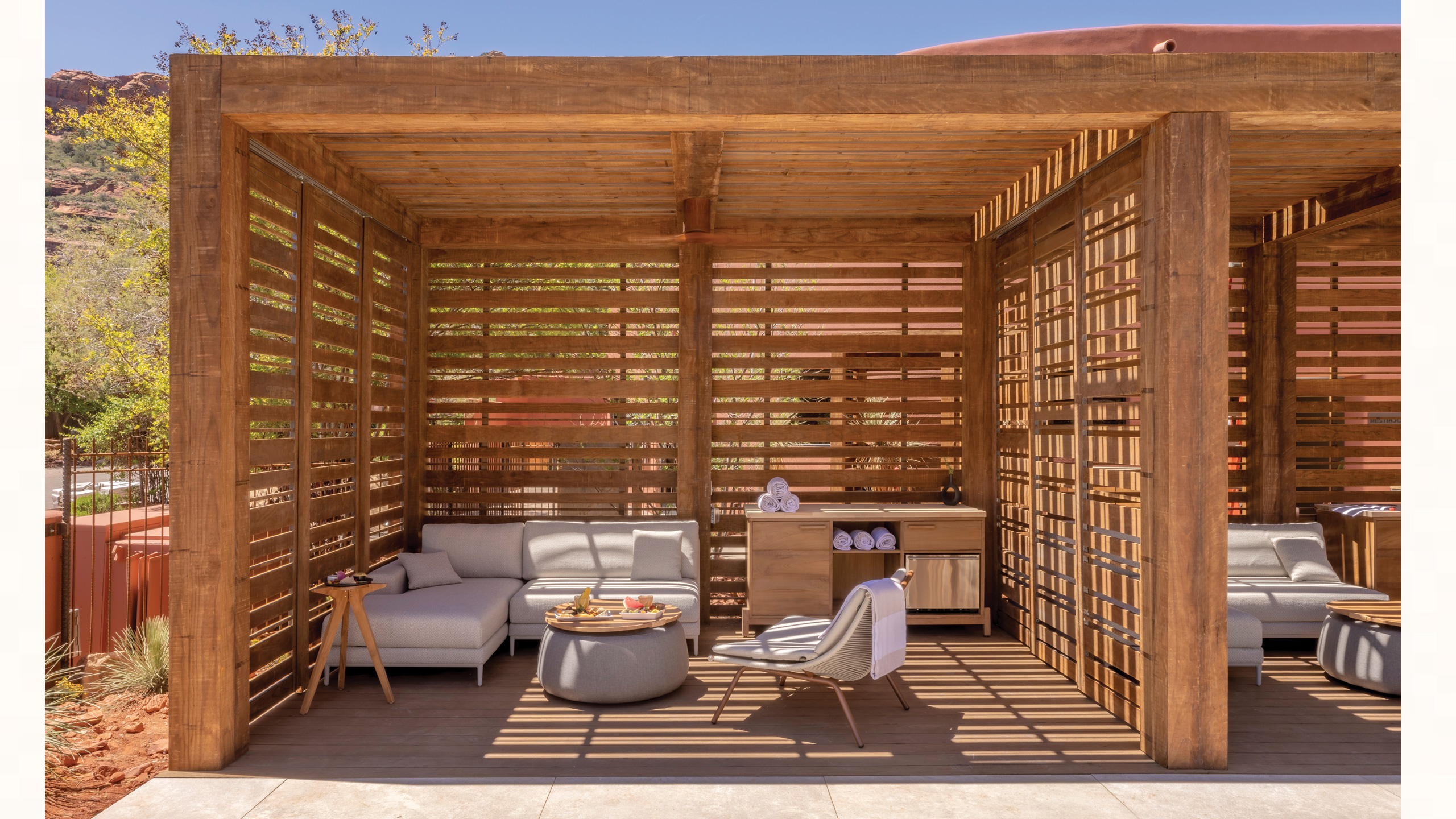 Pool Cabanas at Enchantment Resort