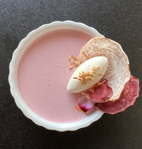 Ube Taro Mousse
