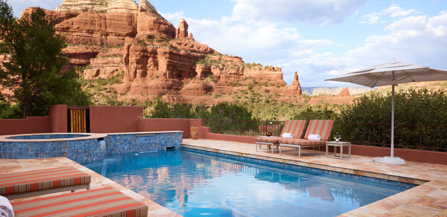 canyon vista rental home pool