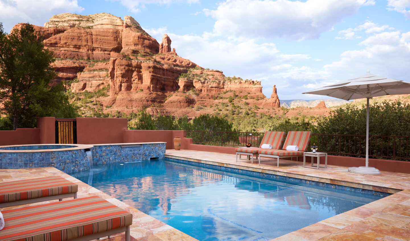 canyon vista rental home pool
