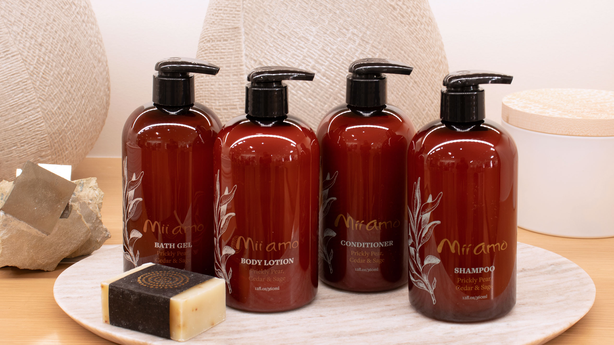 Mii amo bath products